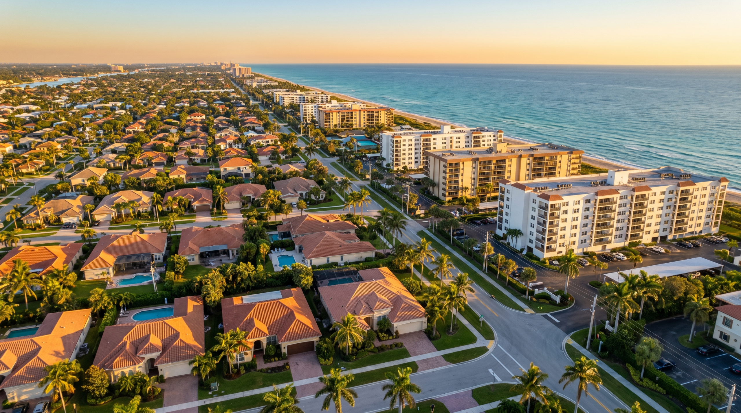 Deerfield Beach real estate market overview showing coastal homes and neighborhoods