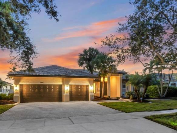 Stunning Lakefront Residence with Sunset Views in Cooper City