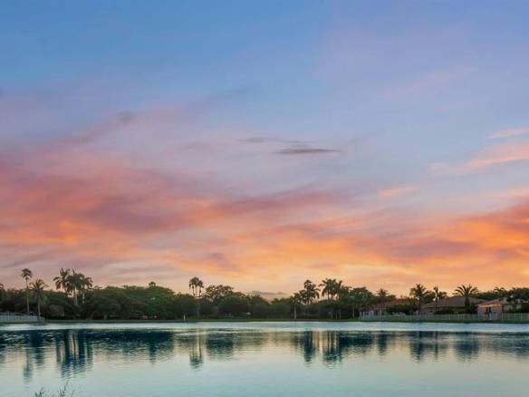 Stunning Lakefront Residence with Sunset Views in Cooper City