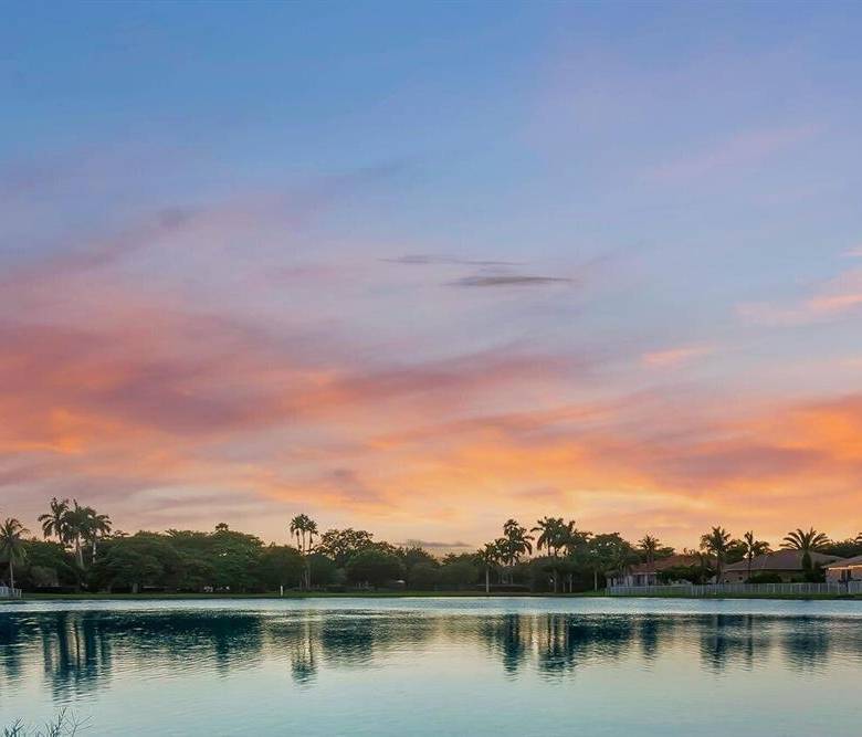 Stunning Lakefront Residence with Sunset Views in Cooper City