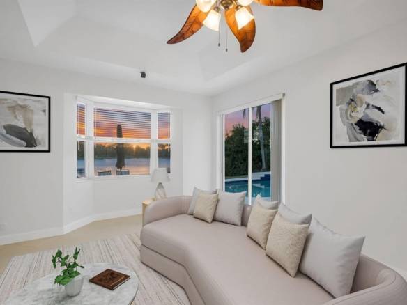 Stunning Lakefront Residence with Sunset Views in Cooper City