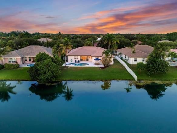 Stunning Lakefront Residence with Sunset Views in Cooper City