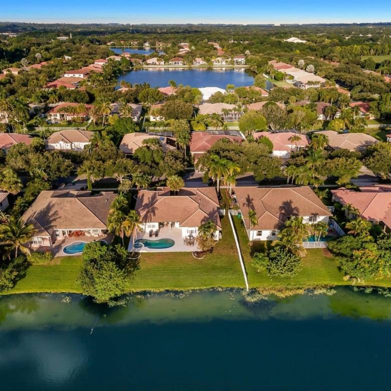 Stunning Lakefront Residence with Sunset Views in Cooper City