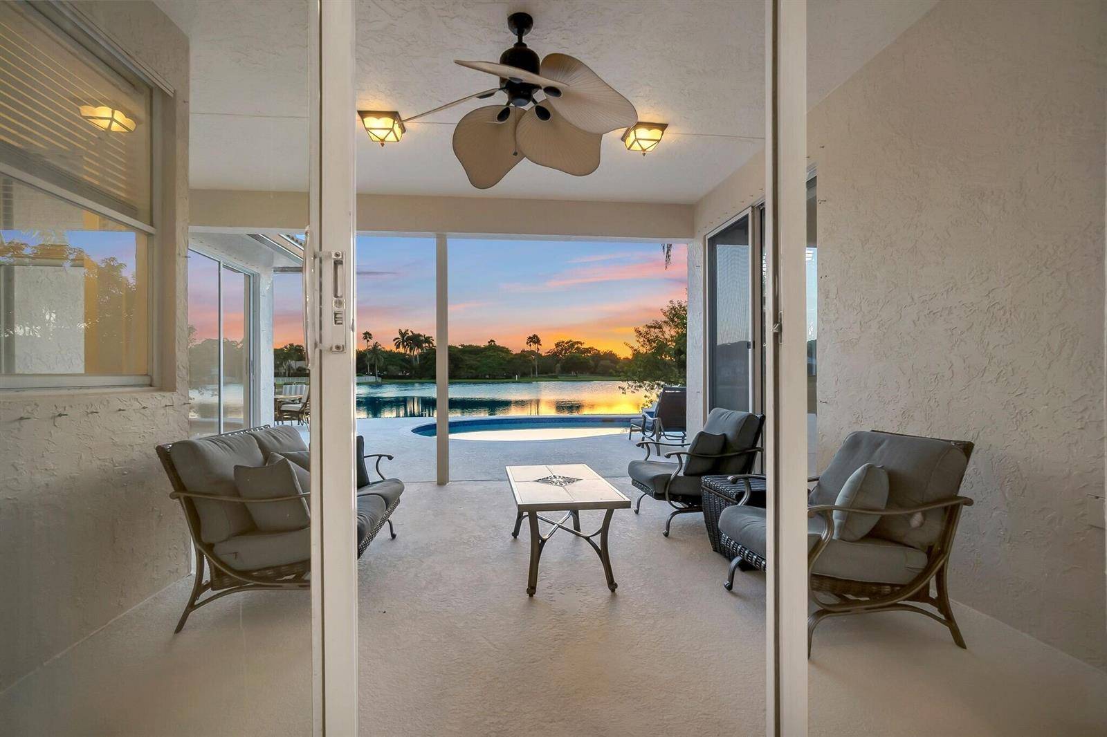 8 Stunning Lakefront Residence with Sunset Views in Cooper City