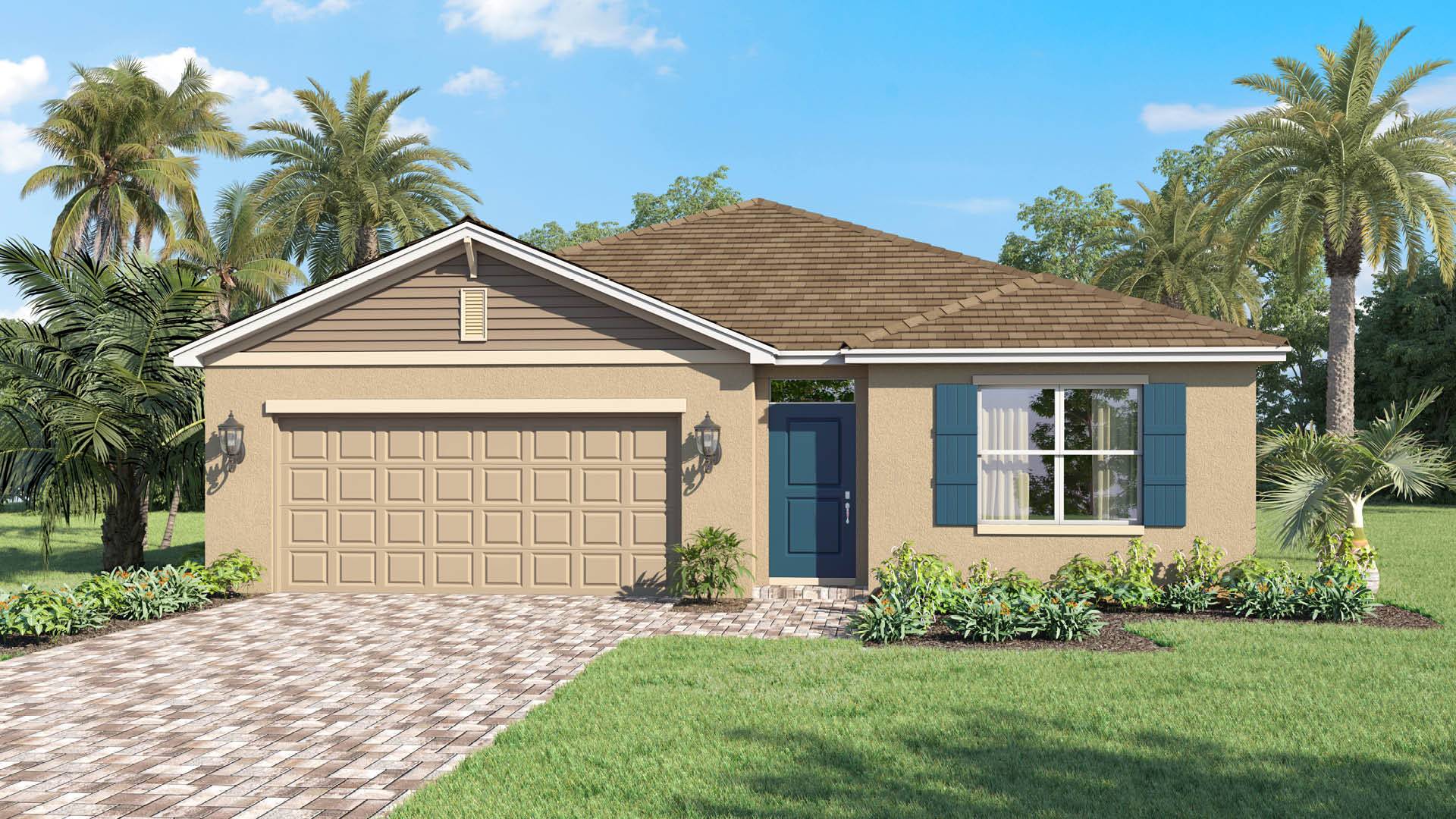 Builder illustration of a home in Vero Beach