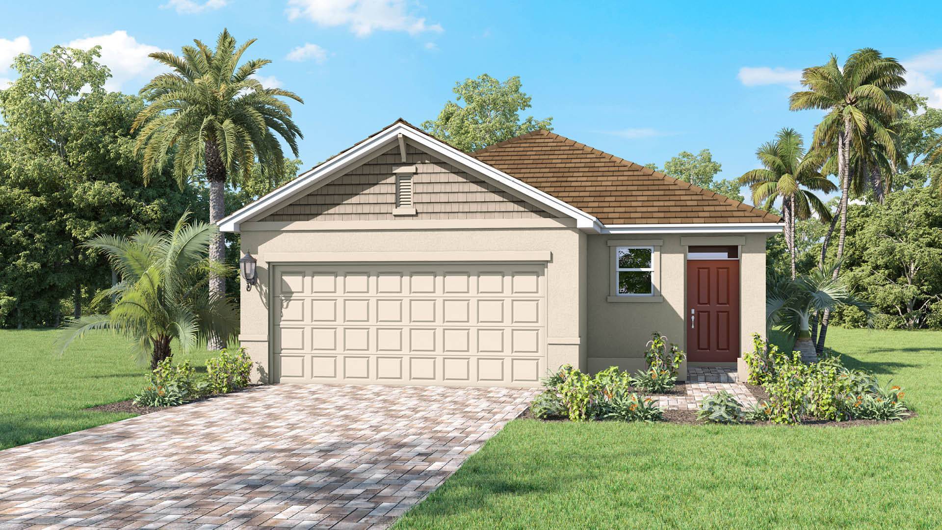 Builder illustration of a home in Vero Beach