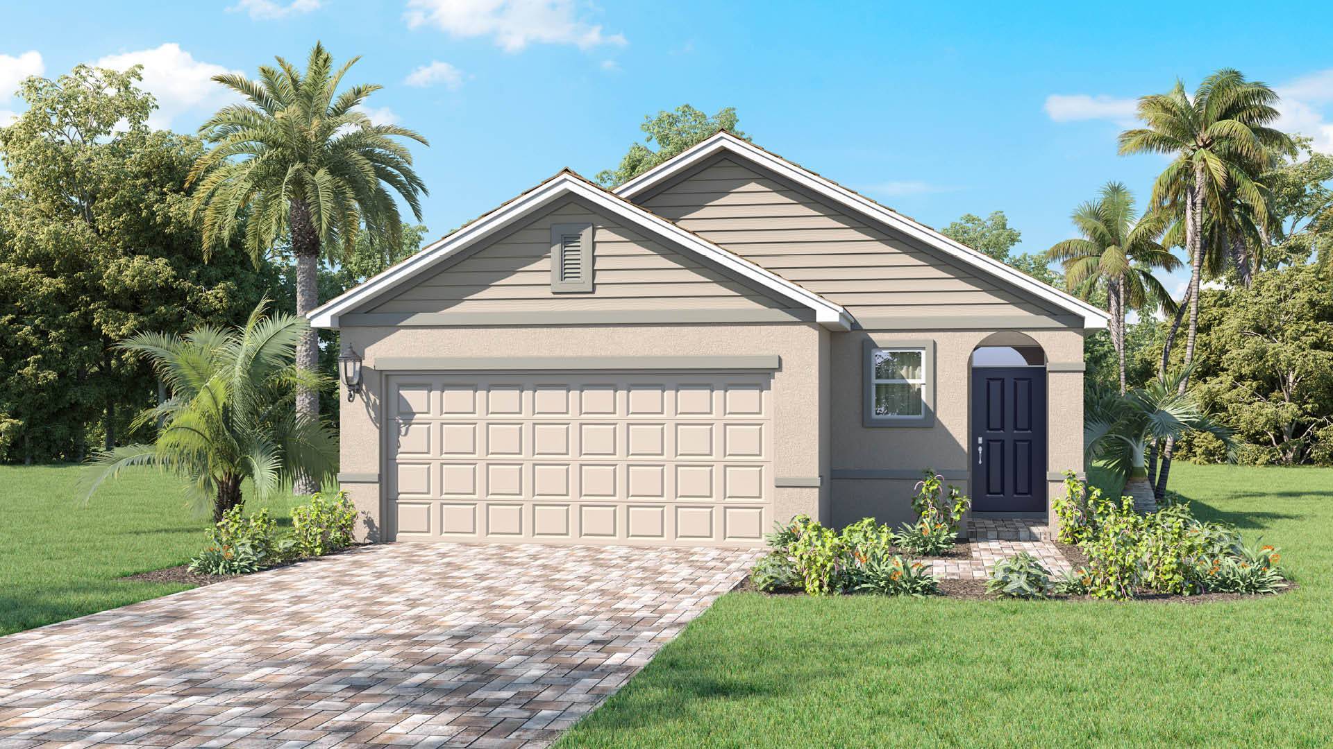 Builder illustration of a home in Vero Beach