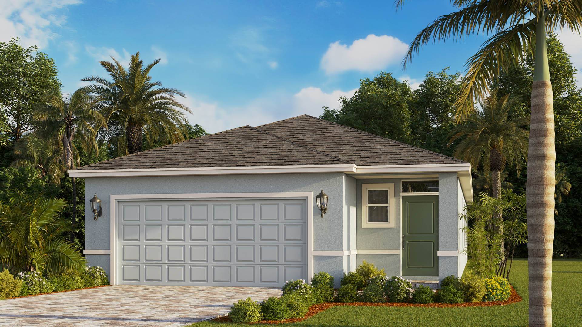 Builder illustration of a home in Vero Beach