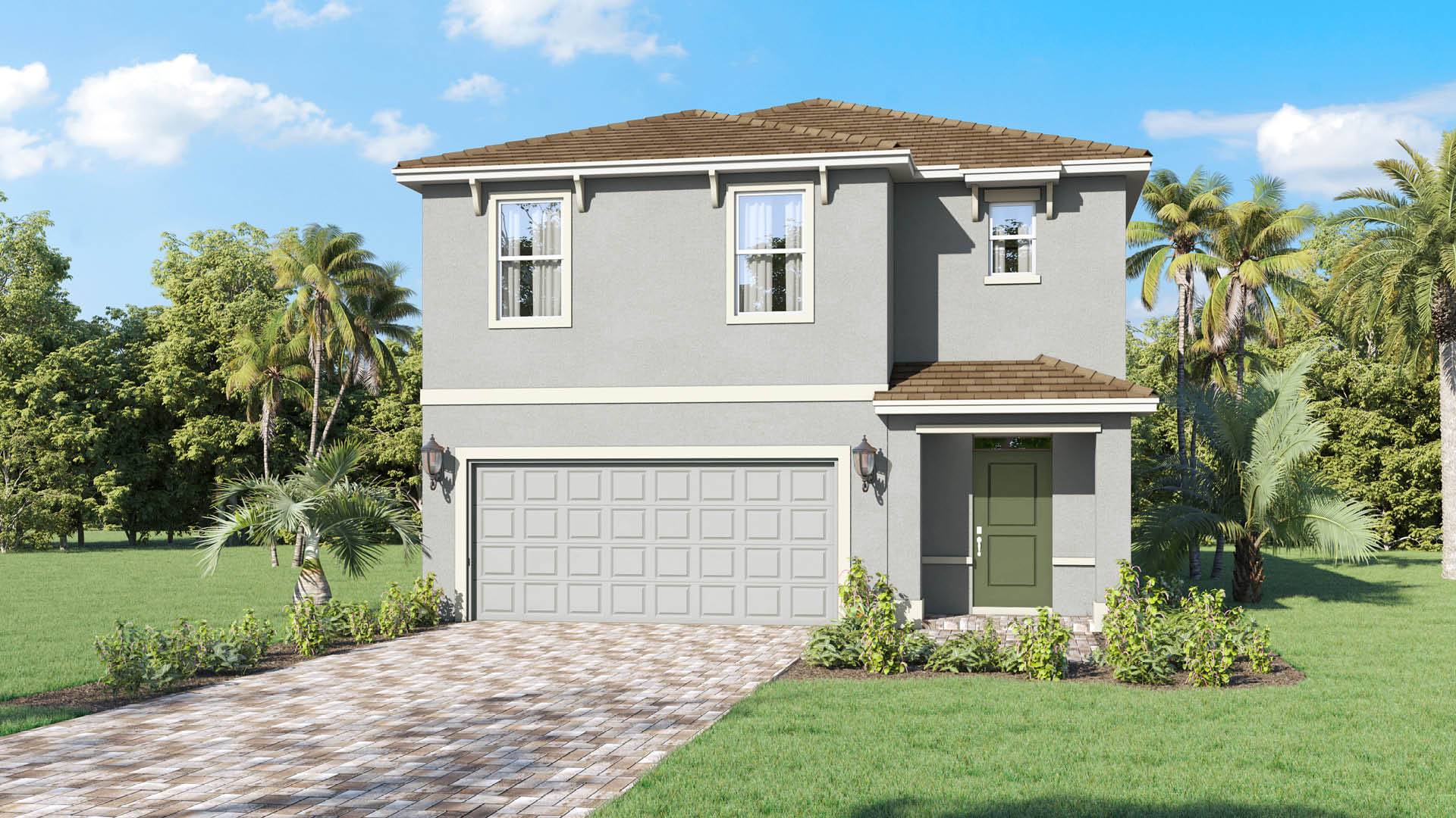 Builder illustration of a home in Vero Beach